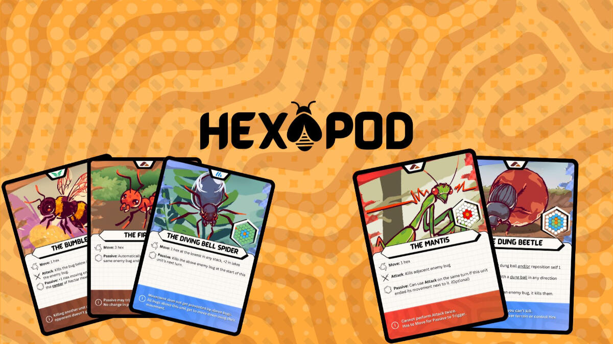 Hexapod Game | 1v1 Tactical Insect Warfare Board Game